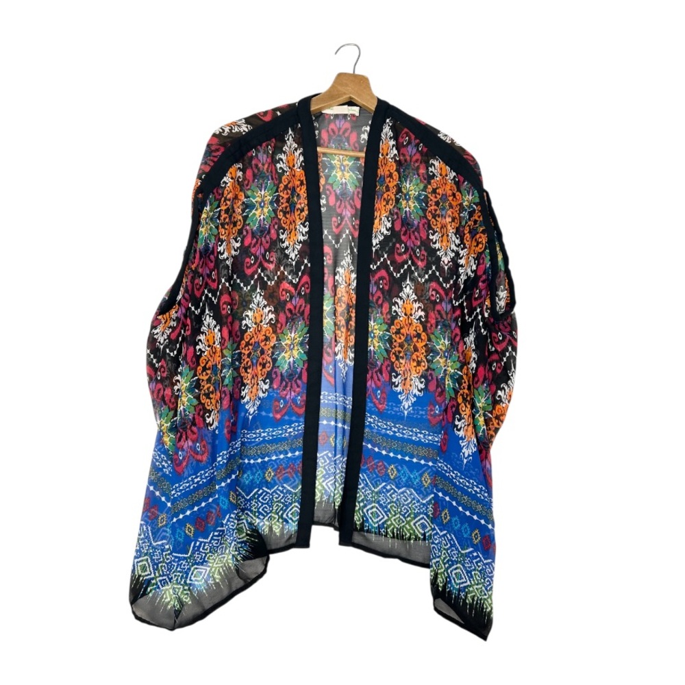 UO Staring at Stars Floral Multicolor Kimono Cardigan